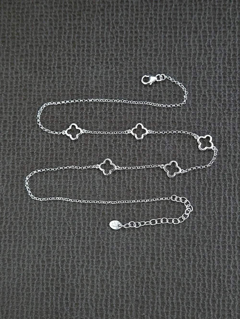 Mia Fiore Stationary Silver🤍 Open Clovers🍀 Necklace - NWT